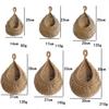 Bolsa de Malla para Frutas Tejida a Mano Personalizada de Cuerda de Algodón y Lino Bolsa de Malla de Almacenamiento Bolsa de Malla de Almacenamiento Cesta Colgante de Frutas para Cocina