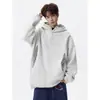 Moletom com Capuz Color Block Listrado Retrô Americano Masculino Primavera e Outono Novo Estilo Marca da Moda Solto Par Versátil Jaqueta Hoodie