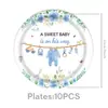 Amazon Menino Azul Decoração de Chuveiro Festa Temática Utensílios de Mesa Layout de Ambiente Decoração de Bolo Enfeites