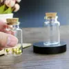 Botella de Almacenamiento de Frijol de Oro de Un Gramo Tamaño de Bolsillo para Guardar Frijoles de Oro, Botella Vacía Pequeña para Reempaquetado Mini, Botella de Punta de Dedo para Granos de Oro de 1g