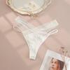 Tanga de talla grande para mujer gorda MM ropa interior sexy para mujer encaje cintura plus gorda talla europea ropa interior para mujer 240 kg transfronterizo
