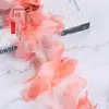 Cerca de 14cm Flores Estereoscópicas em Relevo Gradiente Têxteis para Casa Decoração de Janela Decoração de Roupas Acessórios de Renda Artesanais DIY
