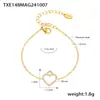 Roda Gigante Nicho Elegante Estrelado Zircônia Recorte Coração Colar para Clavícula Pulseira Novo Conjunto de Aço Titânio em Estoque