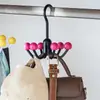 Solución de Almacenamiento para Armario Giratoria 360°, Fácil de Encontrar, Fácil de Alcanzar: Gancho de Seis Garras Multifuncional para Sombrero y Ropa Interior