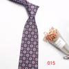 Vestido quente de fábrica 8 cm gravata de negócios masculina casual gravata de mão pequena flor xadrez de caju multicolor spot