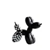 Ornaments Modernos de Arte Preto e Branco Cachorro Balão para Decoração de Casa, Gabinete de TV, Bar, Entrada da Sala de Estar, Escritório