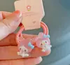 Lindos y brillantes accesorios para el cabello de poni Polly, lazo para el cabello, cuerda de goma para el cabello, cuerda para el cabello de dibujos animados para niñas, accesorios para el cabello con flequillo para niños