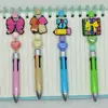 Ventas Directas de Fábrica Serie Día del Maestro Cuentas Adhesivas de PVC Blando Extraíbles Accesorios para Bolígrafos DIY Nuevo Dibujo Animado Cuentas de Enfoque Cuentas Sueltas
