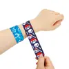 Pulseira de Estalo Pirata Pulseira de Estalo com Padrão Pirata Pulseira de Estalo de PVC Piratas do Caribe Pulseira de Pulso Pulseira de Estalo