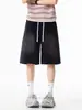 Shorts de mezclilla para hombre para verano, estilo americano de alta calle, corte recto holgado, nuevo modelo 2026, pantalones casuales versátiles para hombre