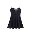 Vi Estación Independiente de Aliexpress Moda Femenina Estilo Europeo y Americano Vestido Sexy Sexy con Lazo en Capas 3152394
