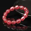 Pulsera de Cristal de Fresa Natural con Azúcar en Grano para Mujer, Pulsera Irregular de Cubos de Azúcar Estilo Dulce, Regalo para Novia en el Festival Qixi, Al por Mayor