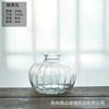 Mini Vaso de Vidro Francês Transparente Relevo Hidropônico Flores Arranjo de Flores Casamento Decoração de Mesa Enfeites Atacado