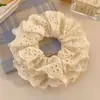 Elástico de Cabelo com Laço Estilo Coreano para Mulheres 2026 Renda Corda de Cabelo para Menina Faixa de Cabelo Elegante Elástico de Cabelo
