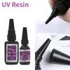 Gota uv cristal transparente secado rápido pegamento uv sin sombra Amazon transfronterizo hecho a mano diy sin rastro ventas directas de fábrica
