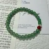 Nuevo Pulsera de Abalorios de Vidrio de Buena Suerte Estilo Chino, Diseño de Nicho, Simple y Versátil, Pulsera de Estudiante, Pulsera de Amistad