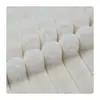 Em estoque Tecido de pelo de coelho listrado 10mm, veludo de coelho pelo de coelho pelúcia listrada tecido para brinquedo roupa boneca