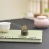 Bolsa de la Suerte Quemador de Incienso de Aleación Mascota de Té Lindo Soporte de Incienso de Resina Hogar Dormitorio Fragancia Duradera Quemador de Aromaterapia de Osmanthus
