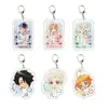 Acuerdo periférico de animación Neverland llavero acrílico colgante transparente joyería transparente linda