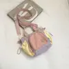 Bolso Cruzado Mini de Nylon Patchwork Casual Lindo de Bloques de Color de Moda 2026 Nuevo Versátil Simple Ligero