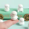 Boneco de Neve de Resina Natalino Transfronteiriço Paisagem de Neve de Natal Acessórios para Joias DIY Decoração de Mesa e Carro Pequenos Enfeites