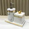 Caixa Organizadora de Mesa Nórdica de Luxo Leve, Recipiente Doméstico para Guardar Pentes, Ferramenta para Pincéis de Maquiagem de Salão de Beleza, Cesto de Armazenamento para Toucador