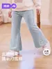 Pantalones para niños JQ Jingqi, leggings de otoño para niñas, ropa para niños, pantalones largos para niñas, pantalones acampanados versátiles para bebés