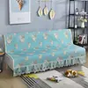 Funda para sofá cama de cobertura total, plegable, antideslizante, apta para todas las estaciones, simple, pequeña, para uno o tres asientos, de doble uso, funda para sofá sin brazos