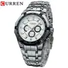 Reloj de Cuarzo para Hombre CURREN/Carren 8084 Estilo de Negocios y Moda con Tres Subesferas Falsas Otro