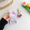 Conjunto de Cartões Kulomi sario: Cartão de Refeição Estudantil, Cartão de Transporte Público, Cartão de Acesso, Cartão Octopus do Metrô, Cartão Anti-perda, Fivela de Puxar Fácil para Mochila Escolar