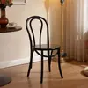 Conjunto de cadeiras de jantar em madeira maciça cadeira vintage cadeira de restaurante americano francês com encosto casa comercial cadeira de rattan trançado de rattan