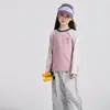 Camiseta Manga Longa Unissex Zhi JiKids para Atividades ao Ar Livre 2026 Outono Casual Raglan Camada Base Top que Absorve o Suor