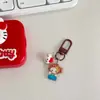 Nuevo Lindo Llavero Colgante de Gato Gatito Acrílico Ins Corazón de Chica Dulce Hermoso Accesorios para Novia Regalo de Pareja