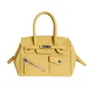 Bolsa grande estilo moto, moderna e descolada, para mulheres, nova moda 2026 bolsa de platina para o dia a dia, bolsa transversal de luxo para o verão