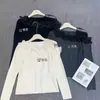 Camiseta Básica de Manga Larga con Inserciones de Malla Estilo Francés de Terciopelo Inspirada en Chanel, Nuevo Top Elegante Adelgazante para Otoño e Invierno