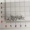 Estilo Minimalista Coreano Accesorios de Joyería Cuadrados con Letras Incrustadas de Diamantes Materiales de Decoración para Fundas de Teléfono Móvil Accesorios DIY