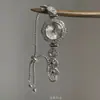 Pulseira Ajustável com Flor de Glicínia Vintage, Relógio Estilo Retrô de Luxo Leve, Relógio de Pulso Simples para o Dia a Dia