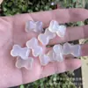 Novo Pingente de Fivela da Paz Tipo Gelo Calcedônia Branca Ágata Natural Jade Cavalo Pingente Venda por Atacado Transmissão ao Vivo Item Mais Vendido