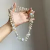 Colar Gargantilha com Franja de Pérolas Estilo Palácio Francês Corrente de Clavícula Resistente e Elegante Nova Gargantilha para Mulheres