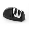 Mini Afilador de Cuchillos Multifuncional para Cuchillos de Cocina Diamante Ángulo Fijo Negro Afilador de Cuchillos Cocina Dos Etapas Afilador de Cuchillos Desechable