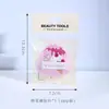 Esponja de maquillaje tipo almohada de algodón de gran tamaño en bolsa OPP, adecuada para uso tanto húmedo como seco, para fijar el maquillaje, borla de polvo grande para ventas transfronterizas