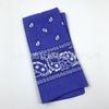 Pañuelo multifuncional para montar al aire libre europeo y americano de algodón puro de 28 g, bandana cuadrada con flor de anacardo, pañuelo mágico