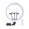 Luz de Anillo LED para Transmisión en Vivo, Luz de Anillo LED de Tres Temperaturas de Color para Fotografía Selfie, Luz de Anillo de Belleza para Influencers