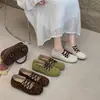 Novos sapatos femininos elegantes estilo francês 2026, sapatos de outono e primavera retrô elegantes para mulheres