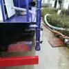 Caminhão pipa modificado com válvula de esfera com acionamento pneumático, válvula de esfera de bloqueio em cilindro de aço inoxidável, válvula de esfera de acionamento pneumático em cilindro de grande diâmetro