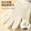 Guantes Antiescaldaduras de Dos y Cinco Dedos, Silicona Gruesa y Aislante del Calor, Diseñados Especialmente para Hornos de Cocina, Resistentes a Altas Temperaturas, Antideslizantes, Adecuados para Hornear en Microondas