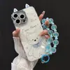 Pulsera de orejas de gato adecuada para funda de teléfono Apple 17 Pro Max, iPhone 15 linda, 16 estilo femenino, 14 modelo nuevo