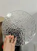 Expositor de postres con ondas de agua negra, acrílico, de vidrio, para tartas