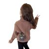 [en stock suéter de cuello alto para niñas otoño e invierno 2025 nueva ropa para niños con forro polar suéter de invierno para bebé con forro polar para niños