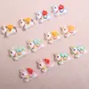 Adornos de Resina de Caballo del Zodiaco de Año Nuevo Accesorios para el Cabello DIY Pinzas para el Cabello Pegatinas para Fundas de Teléfono Accesorios de Colgante para Llavero